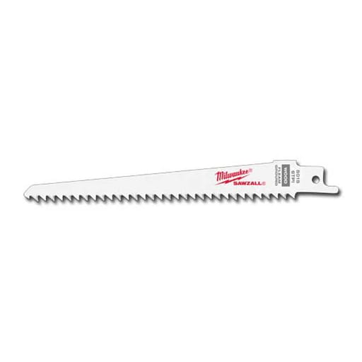 Milwaukee Tool - Milwaukee 48-01-7015 6" 6 TPI Fleam Ground SAWZALL® Blades (Bulk - 100 Pk)