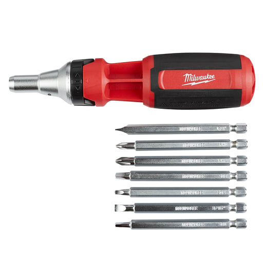 Milwaukee Tool - Milwaukee 48-22-2322 9-in-1 Square Drive Ratcheting Multi-Bit Driver