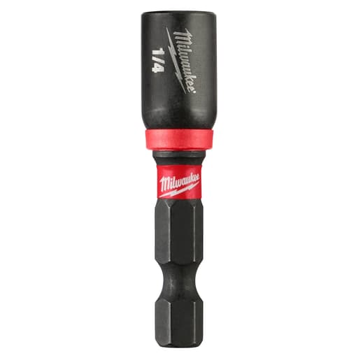 Milwaukee Tool - Milwaukee 49-66-4702 SHOCKWAVE™ 1/4" Magnetic Nutdriver, 1-7/8" Length (10/Pack)