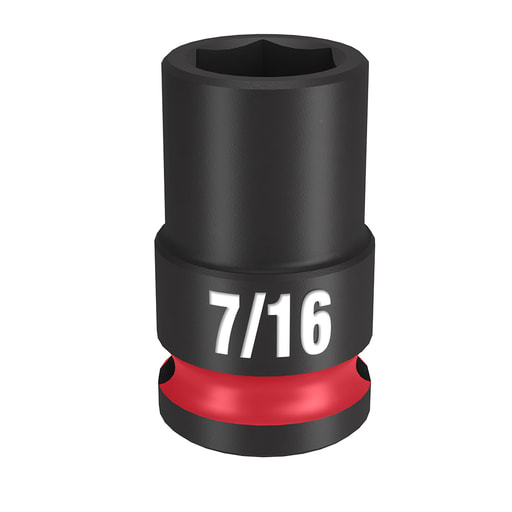 Milwaukee Tool - Milwaukee 49-66-6105 SHOCKWAVE™ Impact Duty 3/8" Drive 7/16" Standard 6-Point Socket
