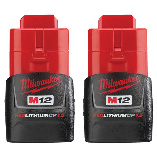 Milwaukee Tool - Milwaukee 48-11-2411 M12™ 12v REDLITHIUM™ Battery (2-Pack)