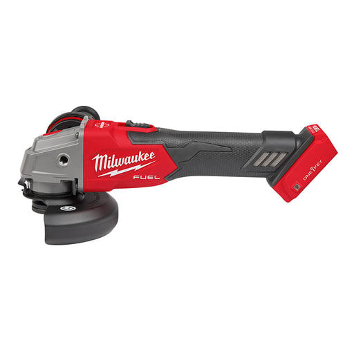 Milwaukee Tool - Milwaukee 2883-20 M18™ FUEL™ 4-1/2" / 5" Braking Grinder w/ ONE-KEY™ Slide Switch, Lock-On