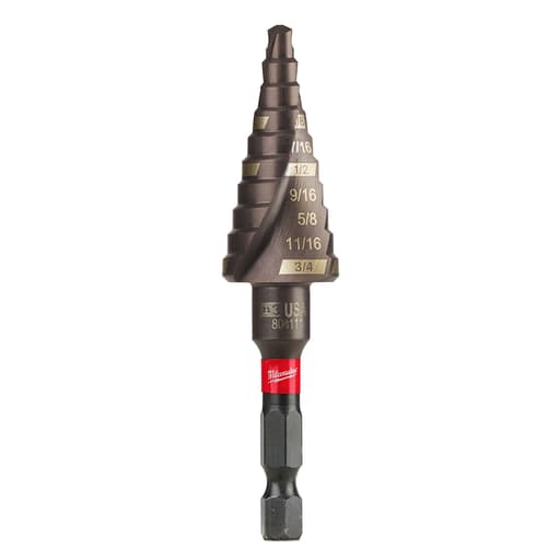 Milwaukee Tool - Milwaukee 48-89-9243 SHOCKWAVE™ Impact Duty Step Bit #3, 3/16"-3/4"