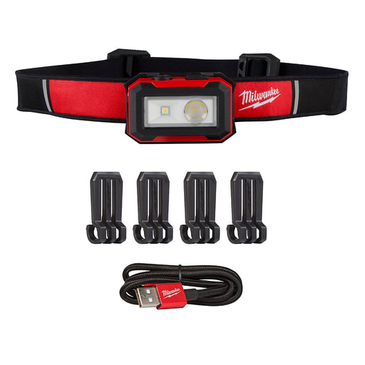 Milwaukee Tool - Milwaukee 2012R Rechargeable Magnetic Headlamp with Task Light