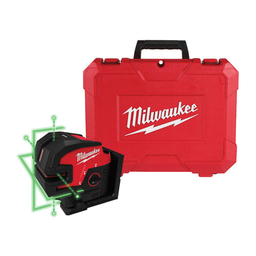 Milwaukee Tool - MILW 3624-20 Green Cross & 4-Points