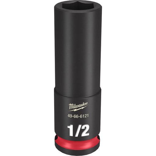 Milwaukee Tool - Milwaukee 49-66-6121 SHOCKWAVE™ Impact Duty 3/8" Drive 1/2" Deep 6-Point Socket