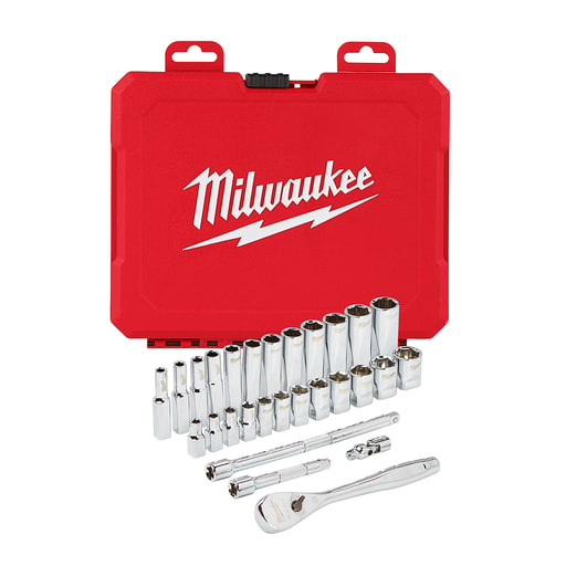 Milwaukee Tool - Milwaukee 48-22-9504 28 Pc. Ratchet & So