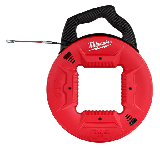 Milwaukee Tool - Milwaukee 48-22-4192 50' Polyester Fish Tape w/ Flexible Metal Leader