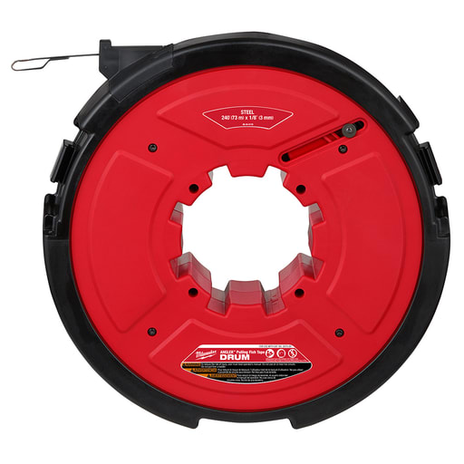 Milwaukee Tool - Milwaukee 48-44-5178 M18 FUEL™ ANGLER™ 240' x 1/8" Steel Pulling Fish Tape Replacement Cartridge