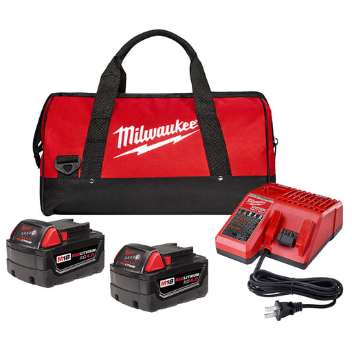 Milwaukee Tool - MILW 48-59-1840P Charger w/2 M18 XC