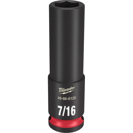 Milwaukee Tool - Milwaukee 49-66-6120 SHOCKWAVE™ Impact Duty 3/8" Drive 7/16" Deep 6-Point Socket