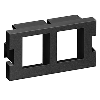 Leviton Mfg Co - LEV 41291-2QE MOS 2-PORT QUICKPORT