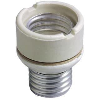Leviton Mfg Co - Leviton 2004 250 Volt 660 W White Glazed Porcelain 2-Piece Medium Incandescent Lampholder