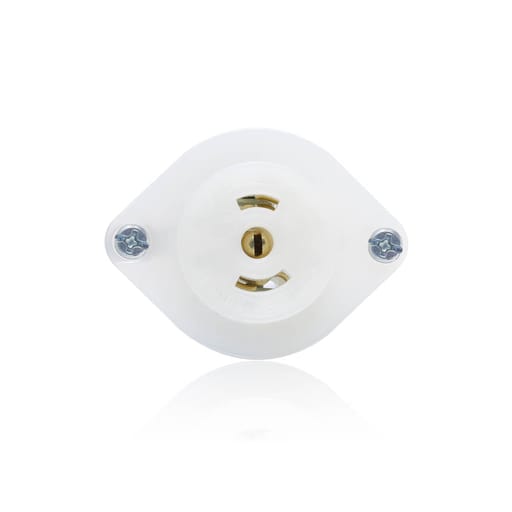 Leviton Mfg Co - LEV ML2-PER WH OUTLET CONN MIDGET L