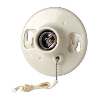 Leviton Mfg Co - LEV 49816-C PORC PULL C RECEPT