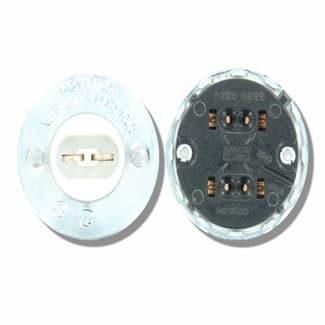 Leviton Mfg Co - Leviton 524 600 Volt 660 W White Thermoset Snap-In High Output Double Contact Standard Fluorescent Lampholder
