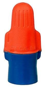 3M - 3M O/B+BOX 100/Box Orange/Blue Spring Connector