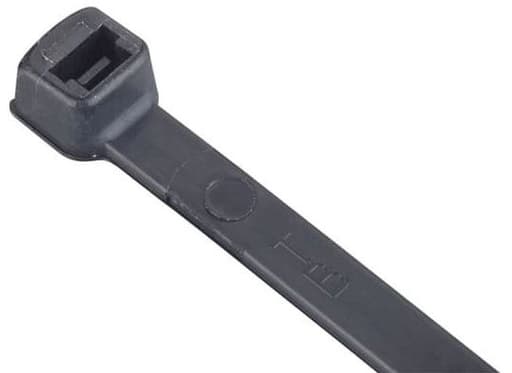 Thomas & Betts Co - Catamount L-8-40-0-C 8 Inch 40 lb Tensile Strength Ultraviolet Resistant Black 1-Piece Cable Tie