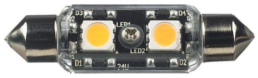 SEAGULL - Sea Gull Lighting 96116S-33 12 Volt 0.6556 W Frosted Lens Festoon T3 LED Lamp