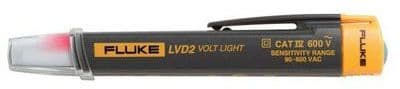 Fluke - Fluke LVD2 Non-Contact AC Voltage Detector and LED Flashlight