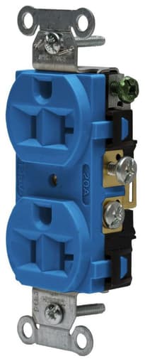 Hubbell Wiring Device - HWDK 5362ABL RCPT, DUP SB, HUBPRO,