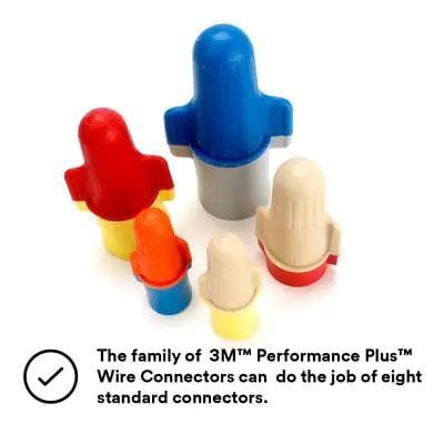 3M - 3M R/Y+JUG Red/Yellow Performance Plus™ Wire Connector (Jug of 500)