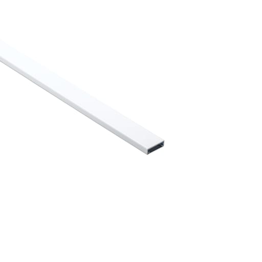 Hellerman-Tyton - Hellermann Tyton 181-91008 1 Inch Width White PVC 120 Foot/Pack Wiring Duct Cover