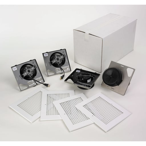 Nutone - Broan 80RDF 0.5 Amp 120 Volt 80 CFM 2.5 Sones 10-1/4 x 10-1/4 Inch White Grille Ventilation Fan