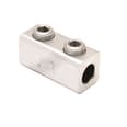 Burndy - Burndy AMS2 Aluminum Mechanical Splice, 2-14 AWG, 3/8" Screw Dia, 2 Screws, Al/Cu Rated, Tin Plated