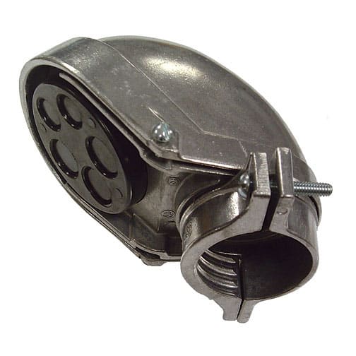 Raco Manufacturing - Raco 2408 2" Service Entrance Head, Clamp Type for Rigid/IMC or EMT - Aluminum