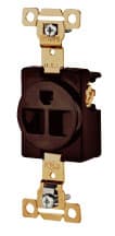 Hubbell Wiring Device - Hubbell SR15I 15A IVY SGL Receptacle