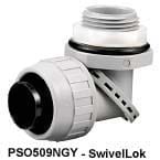 Hubbell Wiring Device - Hubbell PS0389NBK 3/8 Inch Black Male Non-Metallic Liquidtight Conduit