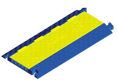 Hubbell Wiring Device - Hubbell HBLTT5B TRUKTRAK, 5CH, BLUE & YELLOW