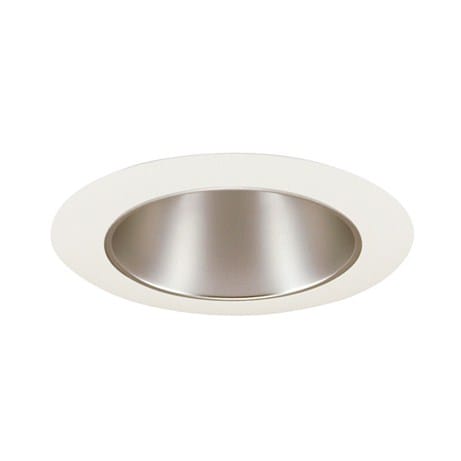 Juno Lighting - 4" Downlight Cone Trim - White w/ Clear Alzak Cone