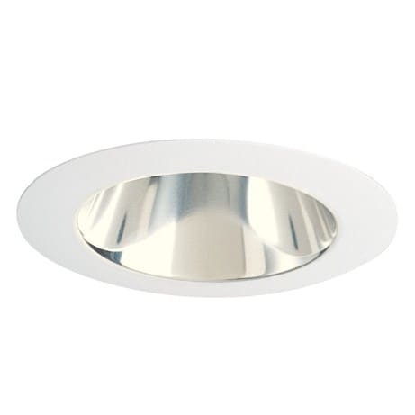 Juno Lighting - 4" Downlight Deep Cone Trim - White w/ Clear Cone
