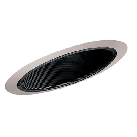 Juno Lighting - 6" Super Slope Downlight Baffle Trim - Black w/ Black Baffle