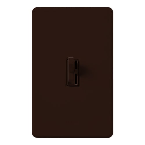 Lutron - Lutron AY-600P-BR Ariadni 600 W Single-Pole Brown Dimmer