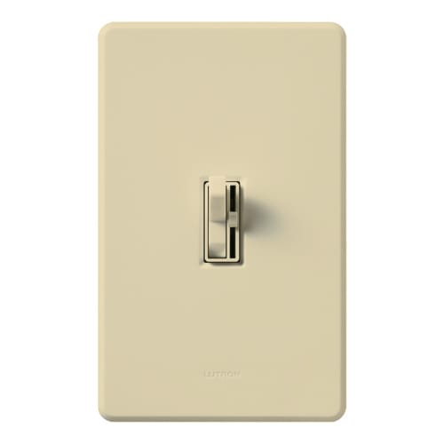 Lutron - Lutron AY-600P-IV Single Pole 600W Incandescent Toggle and Slide Switch - Ivory