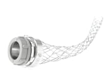 Woodhead - Molex Incorporated 36515 1-1/4 Inch NPT Insulated Zinc Plated Steel Straight Wide Range Grip