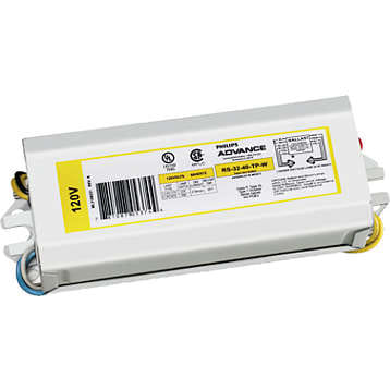 Advance Transformer - Philips Advance RS2232TPWI 120 Volt 60 Hz 22/32 W 2-Lamp Magnetic Linear Fluorescent Ballast