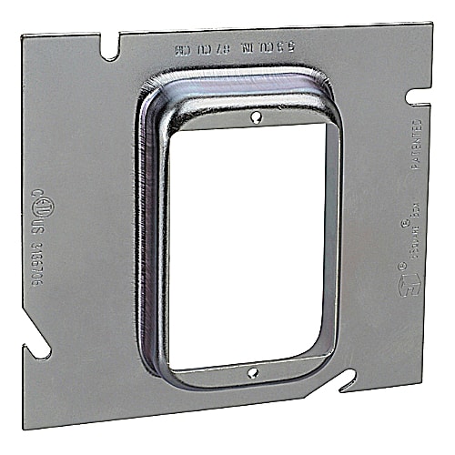 Thomas & Betts Co - Steel City 82C-1G-3/4 5 x 3/4 Inch 1-Gang 5.3cu.in Steel Raised Square Box Extension Ring