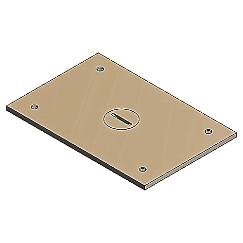 Thomas & Betts Co - Steel City P-64-1/2 Brass Cover Plate