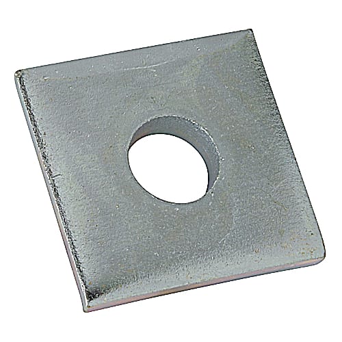 Thomas & Betts Co - Superstrut AB241-3/8EG 3/8" Steel Square Washer w/ SilverGalv Finish