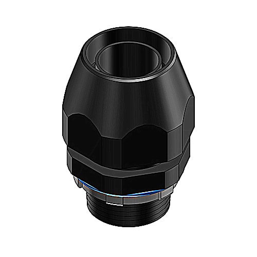 Thomas & Betts Co - Thomas & Betts LT75P 3/4" BULLET Straight Liquidtight Connector, Non-Metallic