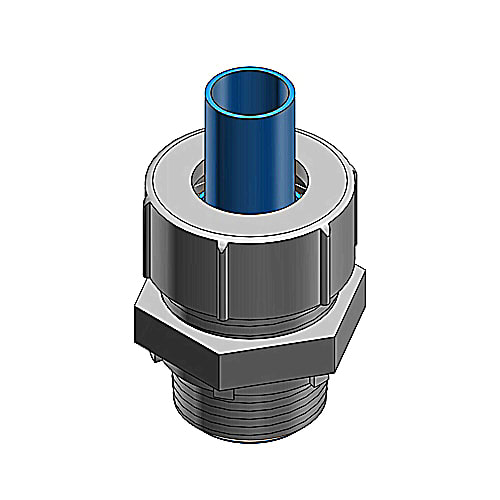 Thomas & Betts Co - Thomas & Betts LT38M 3/8 Inch Straight Metallic Connector