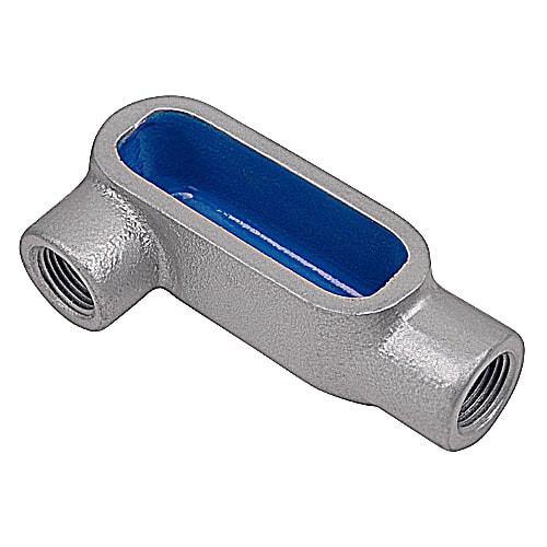 Thomas & Betts Co - Thomas & Betts LR17 1/2" LR-Shape Conduit Body w/ BlueKote® Internal Coating, Form-7