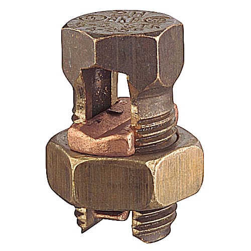 Thomas & Betts Co - Blackburn 6H Copper Split Bolt Connector, 6 Sol - 8 Sol