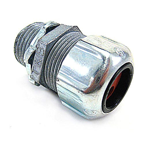 Thomas & Betts Co - Thomas & Betts 2531-3 3/4" Straight General Purpose Cable Gland / Strain Relief Cord Connector, 3 Holes - Cord Dia.: .260