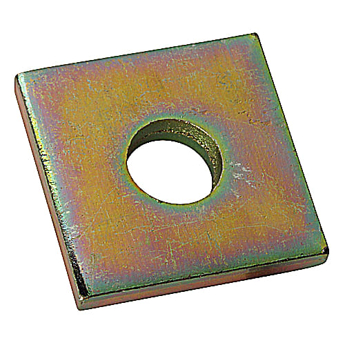Thomas & Betts Co - Superstrut AB241-1/2 1/2" Steel Square Washer w/ GoldGalv Finish