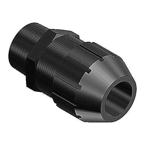 Thomas & Betts Co - Thomas & Betts 2677 1 Inch Size .770 - .895 Inch Cord Range Black Beauty Cord Fitting